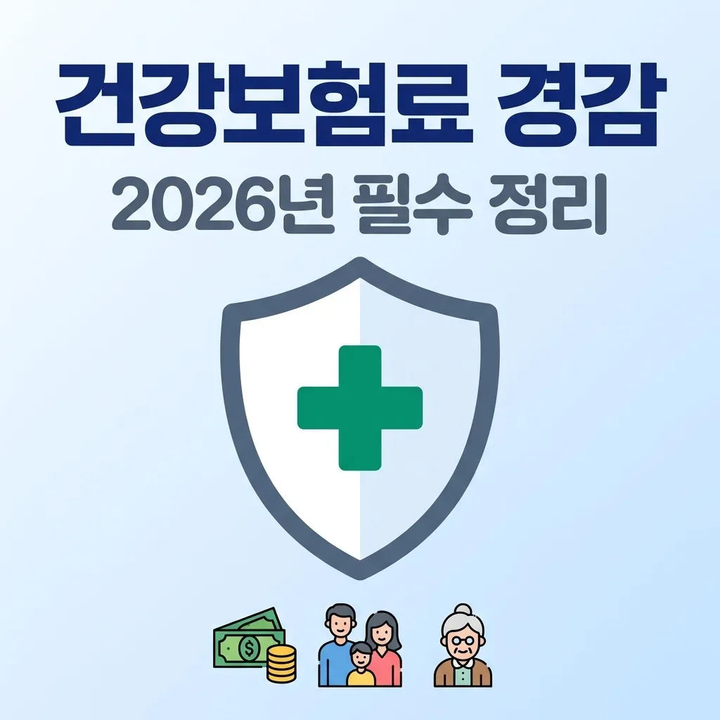 건강보험료 경감 대상, 저소득층이 보험료 줄이는 방법 2026년 정리