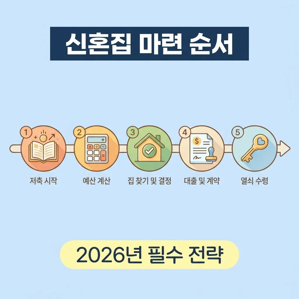 예비부부 신혼집 마련 로드맵, 청약부터 대출까지 순서 정리 단계별 안내