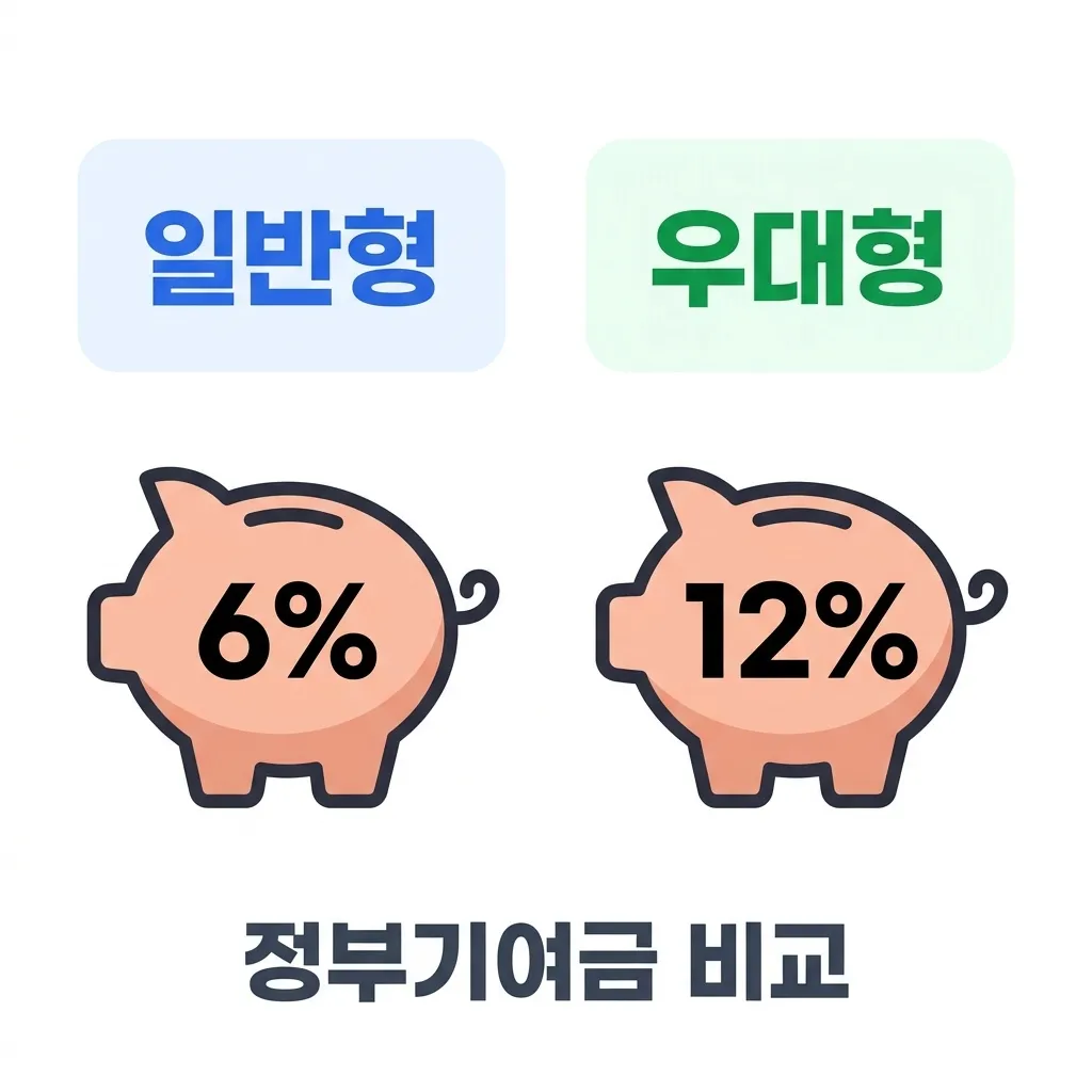 청년미래적금 일반형 우대형 유형별 조건 비교 청년미래적금 일반형 우대형 유형별 조건 비교