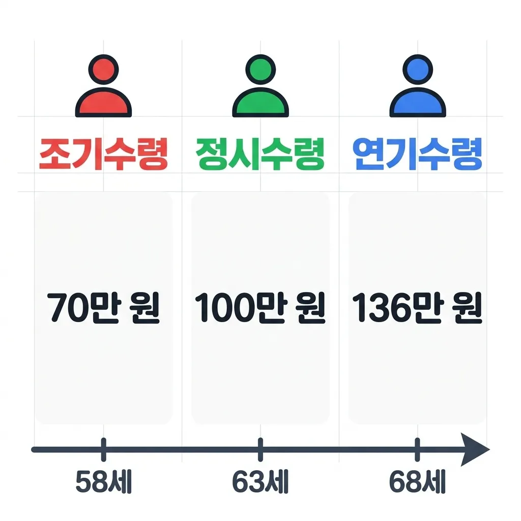조기수령 연기수령 유리한 유형 비교 조기수령 연기수령 유리한 유형 비교