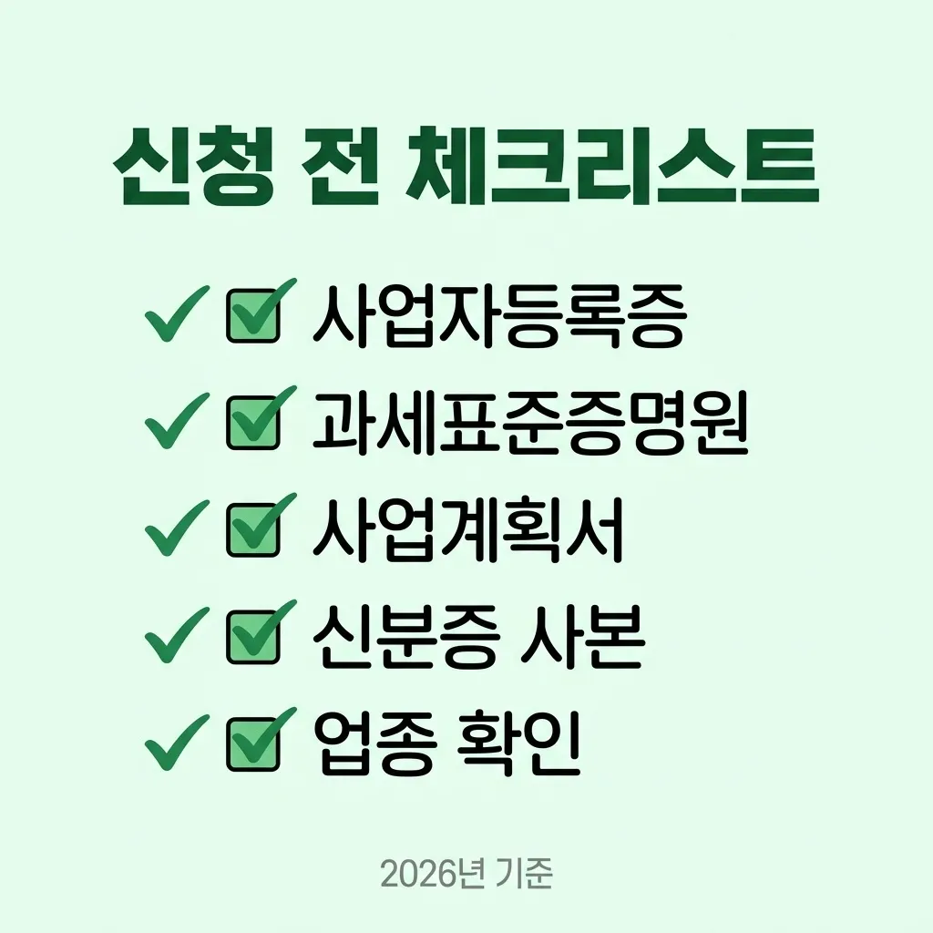 소상공인 디지털 전환 지원 신청 전 체크리스트 요약