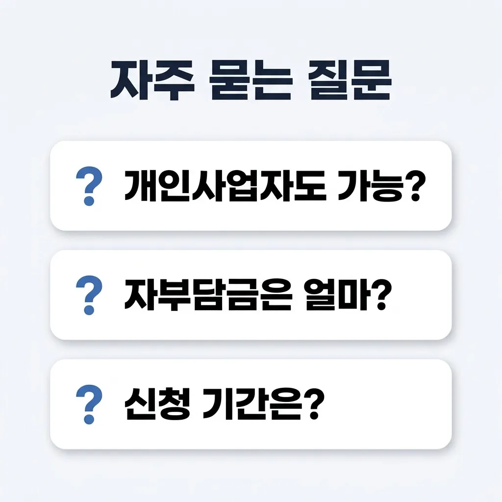 소상공인 홈페이지 제작 지원금 자주 묻는 질문 모음