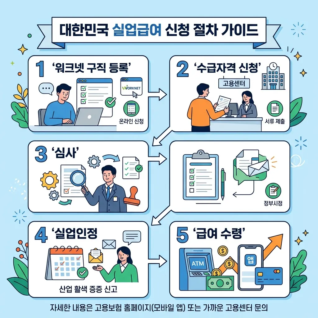 실업급여 수급 자격 조건 정리 - 고용보험 가입 기간과 이직 사유