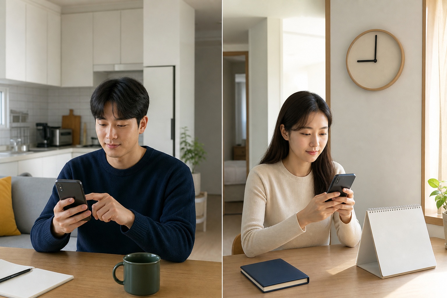 일반 신규 가입자와 갈아타기 이용자의 시간 차이 내용을 설명하는 관련 이미지