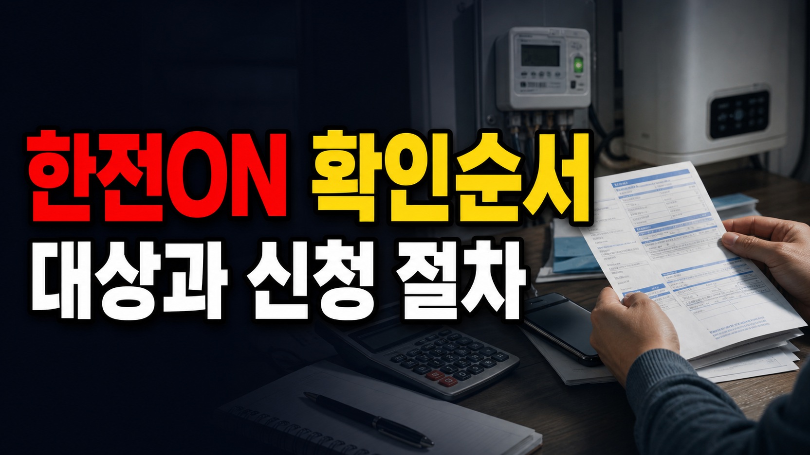 고객번호 모르면 에너지캐시백 신청 막힐까? 한전ON 확인 순서 관련 핵심 정보를 상징적으로 보여주는 썸네일 이미지