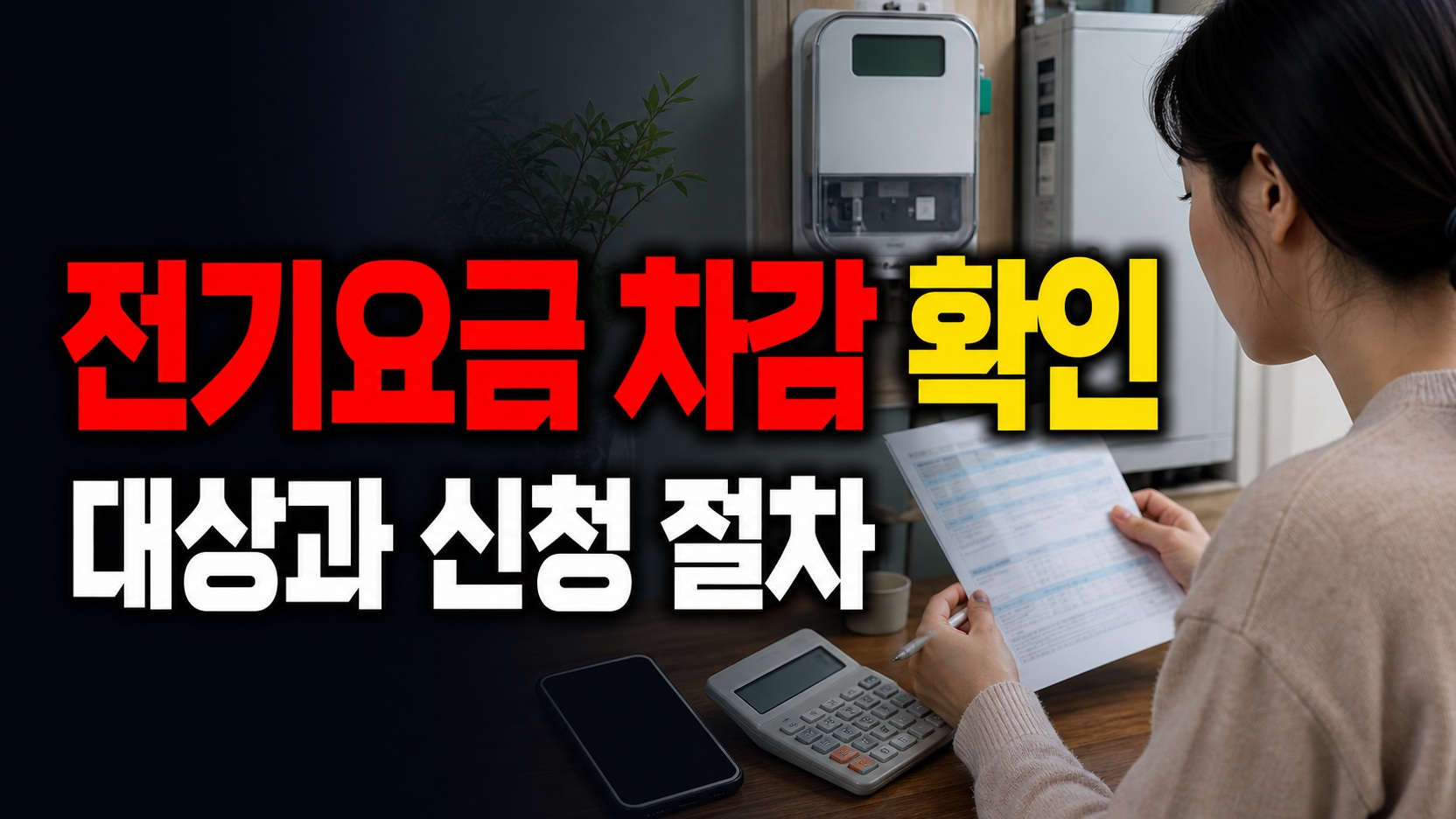 에너지캐시백 신청했는데 전기요금 차감 안 되는 이유는? 절감 실적 체크 관련 핵심 정보를 상징적으로 보여주는 썸네일 이미지