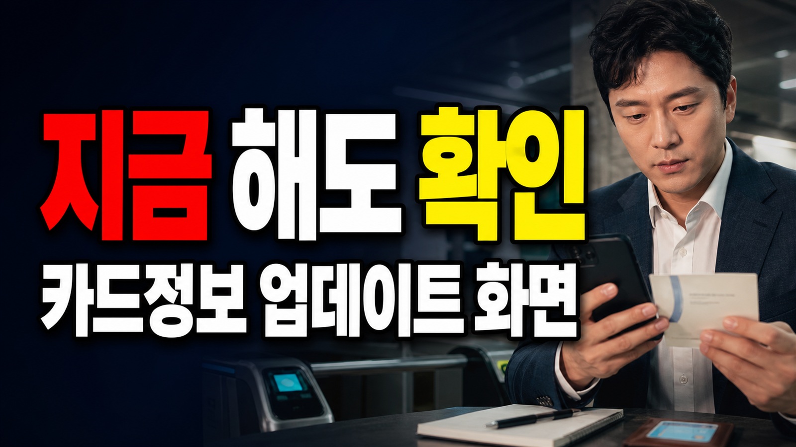 7월 7일 지난 뒤 K-패스 카드정보 업데이트, 지금 해도 확인해야 할 화면 관련 핵심 정보를 상징적으로 보여주는 썸네일 이미지