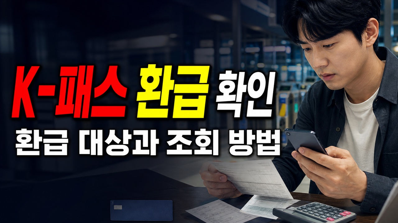 K-패스 카드만 발급받고 탄 교통비도 모두의 카드 환급될까? 가입 전 이용분 미적립 조건 관련 핵심 정보를 상징적으로 보여주는 썸네일 이미지