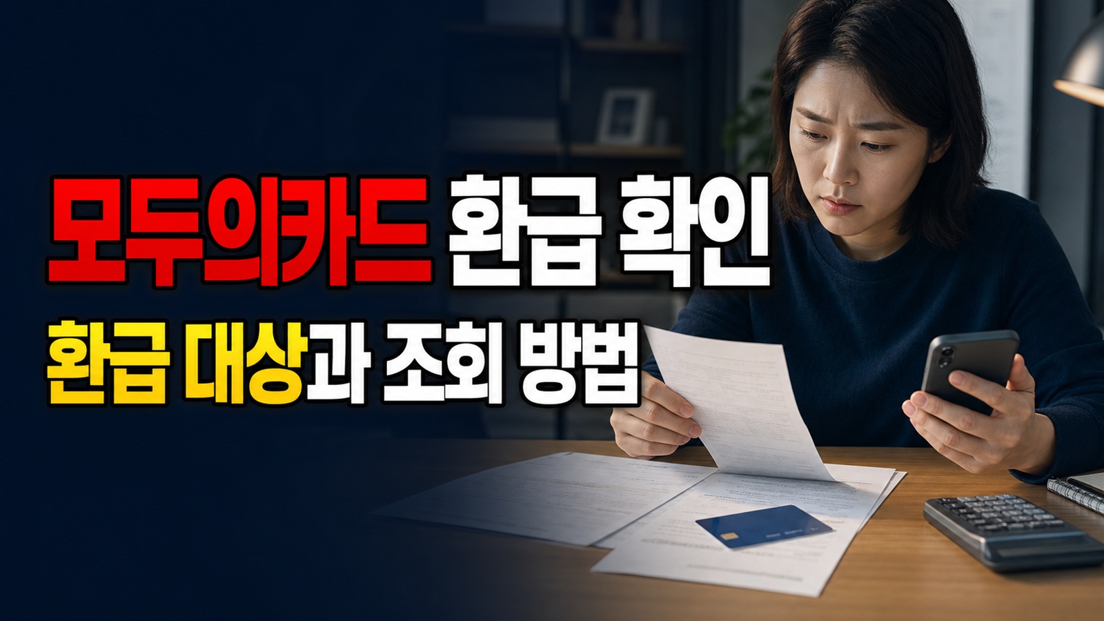 모두의카드 환급 기준금액 50% 낮아졌다는 말, 반값과 같은 뜻일까 관련 핵심 정보를 상징적으로 보여주는 썸네일 이미지