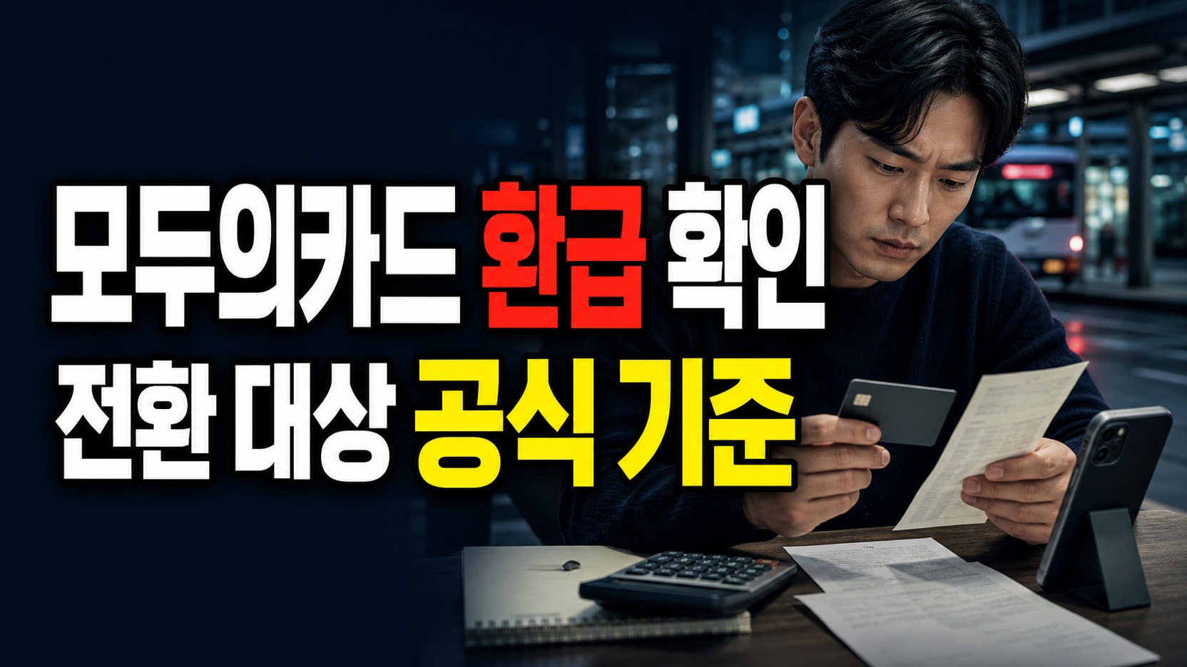 기후동행카드 이용자도 전환 대상? 9월 모두의카드 추가 환급 공식 기준 관련 핵심 정보를 상징적으로 보여주는 썸네일 이미지