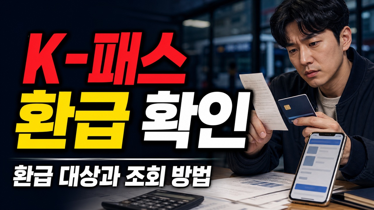 K-패스 15회 미만이면 환급 안 될까? 청년·저소득 환급률까지 확인 관련 핵심 정보를 상징적으로 보여주는 썸네일 이미지