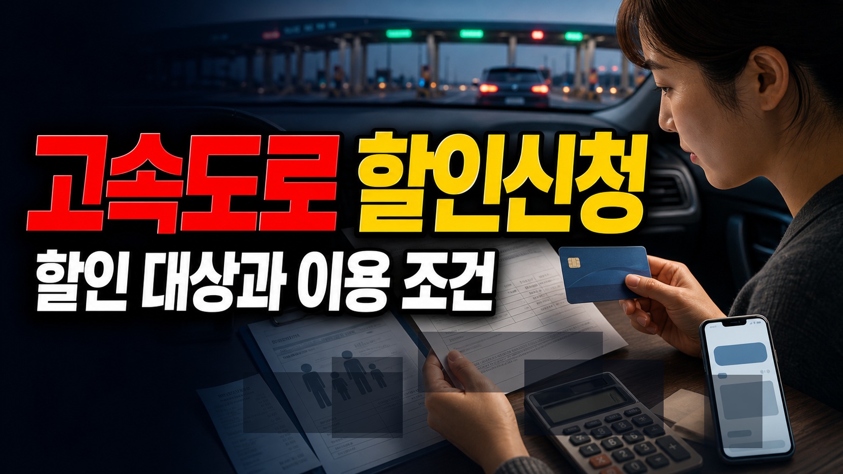 2자녀 고속도로 할인 신청일은 왜 8월 10일일까? 7월 신청과 다른 점 관련 핵심 정보를 상징적으로 보여주는 썸네일 이미지