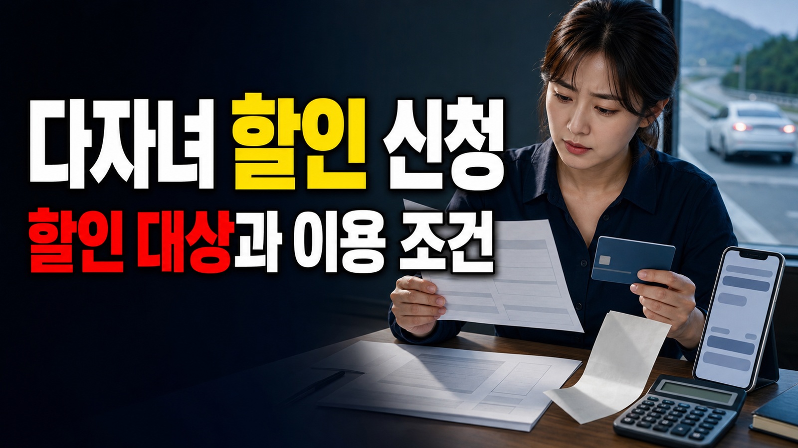 다자녀 고속도로 할인 오늘 시작인데 2자녀는 아직? 신청일·적용일 확인 관련 핵심 정보를 상징적으로 보여주는 썸네일 이미지