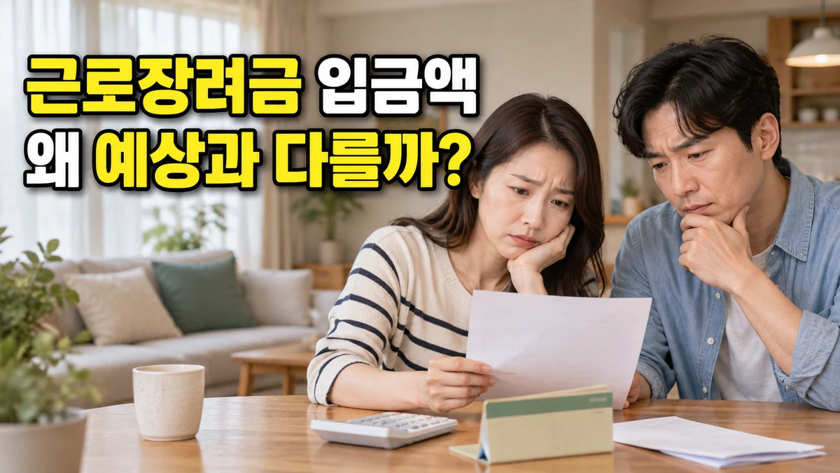 근로장려금 입금액 안내를 함께 확인하는 부부