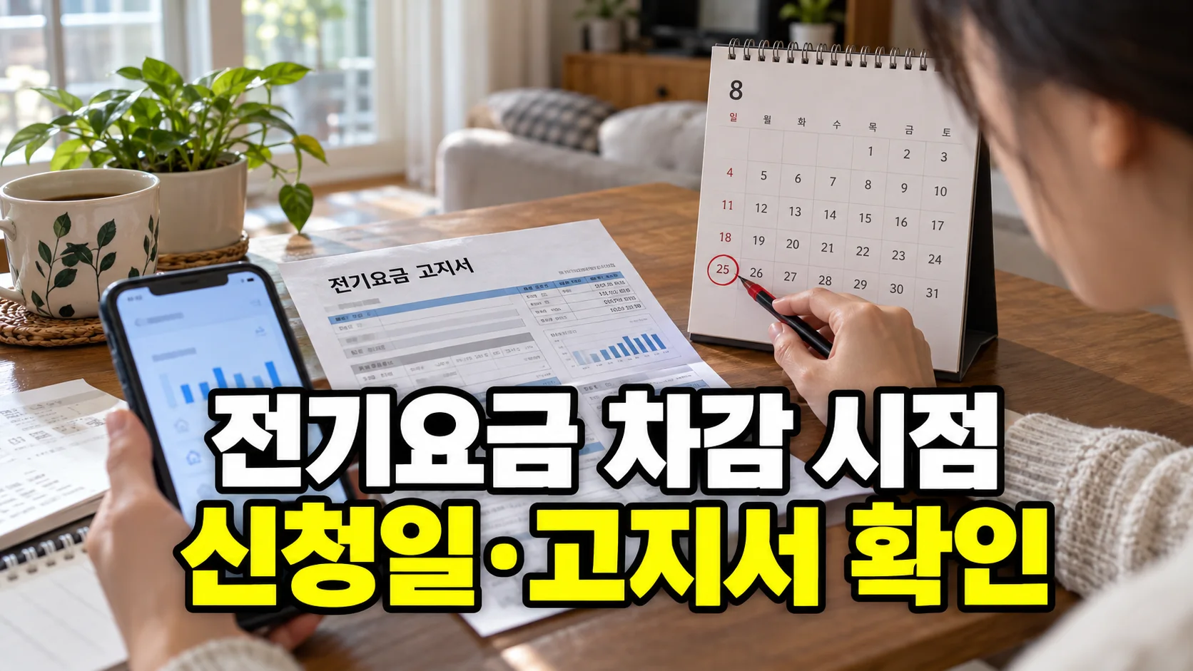 에너지바우처 하절기 전기요금 차감 시점과 확인 순서를 안내하는 썸네일